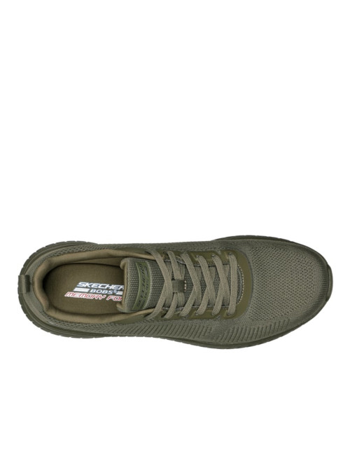 Skechers Buty męskie BOBS SQUAD CHAOS-PRISM BOLD 118000OLV - Zielone | Sklep Monotox