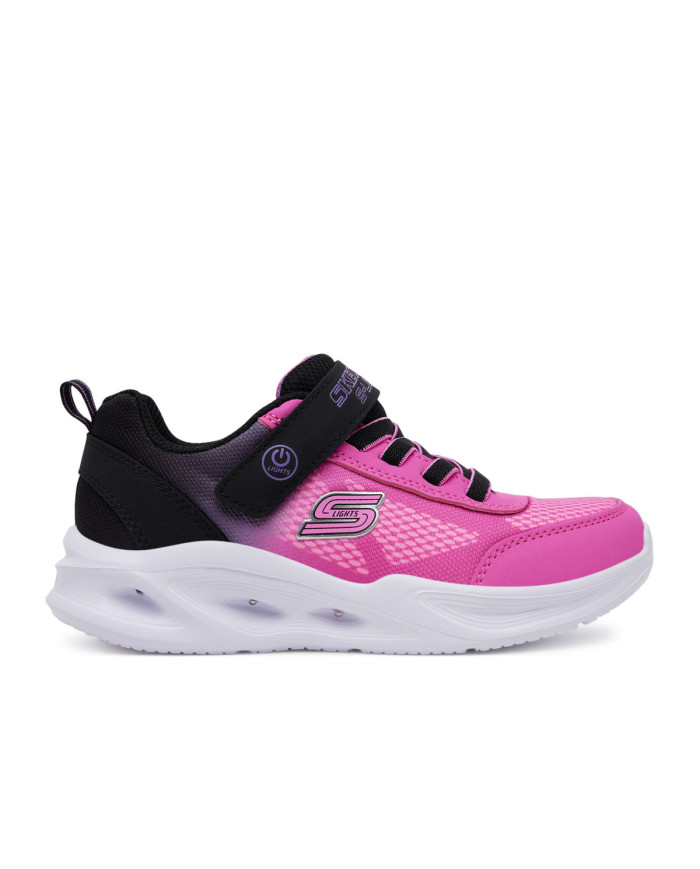 Skechers Buty dziecięce SKECHERS SOLA GLOW OMBRE DELUXE 303714LBKHP - Różowe | Sklep Monotox