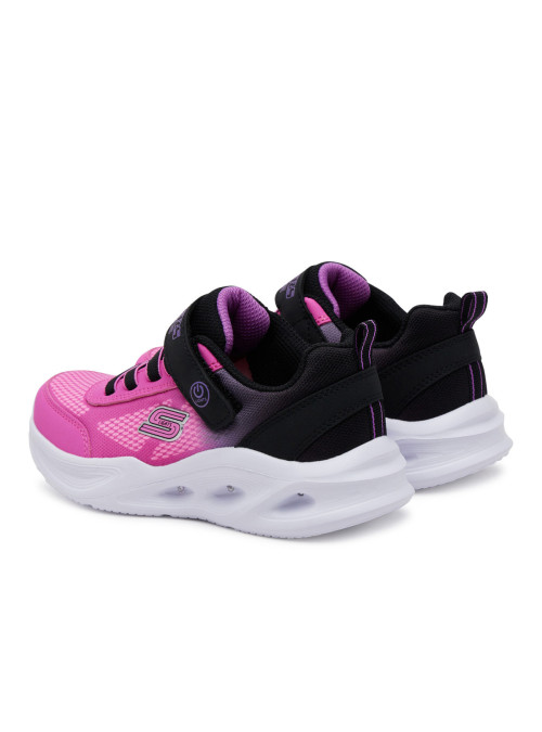 Skechers Buty dziecięce SKECHERS SOLA GLOW OMBRE DELUXE 303714LBKHP - Różowe | Sklep Monotox