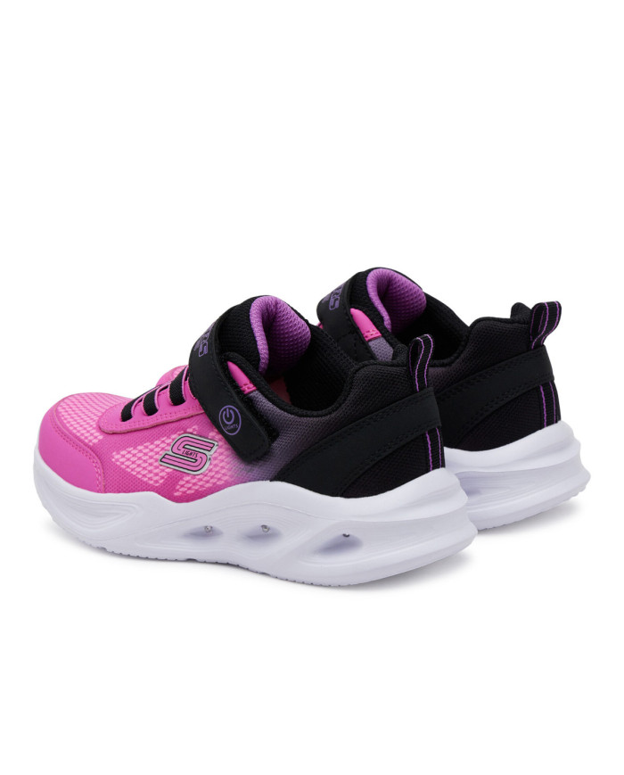 Skechers Buty dziecięce SKECHERS SOLA GLOW OMBRE DELUXE 303714LBKHP - Różowe | Sklep Monotox