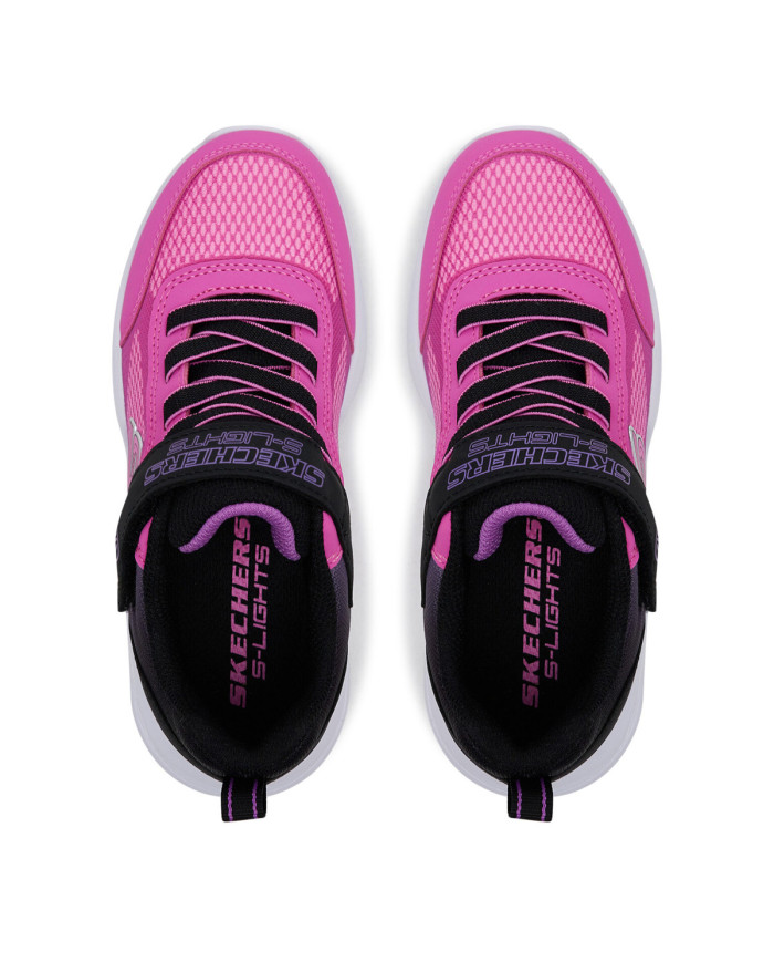 Skechers Buty dziecięce SKECHERS SOLA GLOW OMBRE DELUXE 303714LBKHP - Różowe | Sklep Monotox