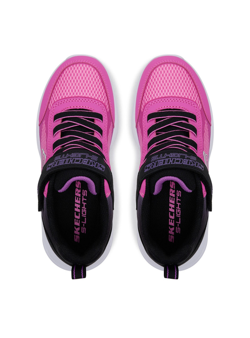 Skechers Buty dziecięce SKECHERS SOLA GLOW OMBRE DELUXE 303714LBKHP - Różowe | Sklep Monotox