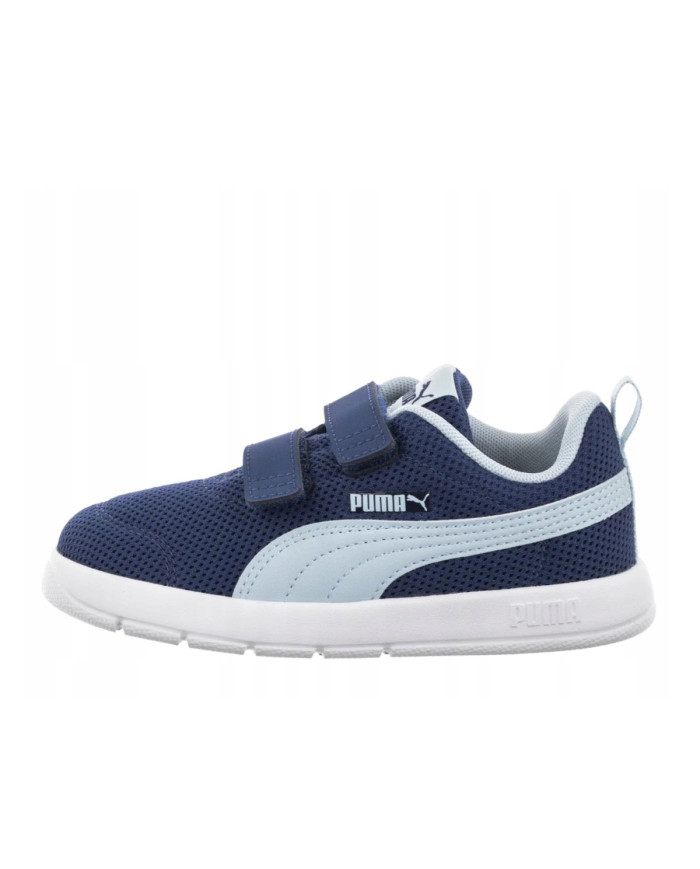 Puma Buty dziecięce COURTFLEX V3 MESH INF 39808619 - Granatowe | Sklep Monotox