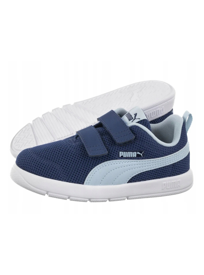 Puma Buty dziecięce COURTFLEX V3 MESH INF 39808619 - Granatowe | Sklep Monotox