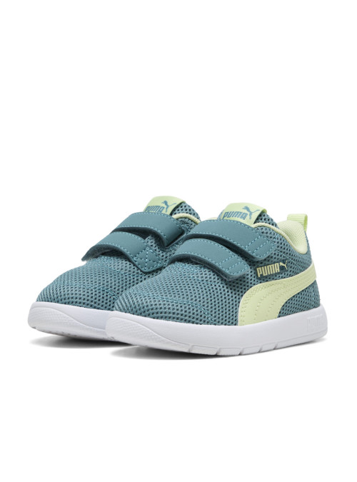 Puma Buty COURTFLEX V3 MESH INF 39808620 - Zielone | Sklep Monotox