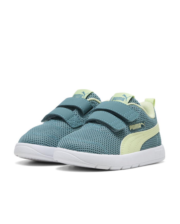 Puma Buty COURTFLEX V3 MESH INF 39808620 - Zielone | Sklep Monotox