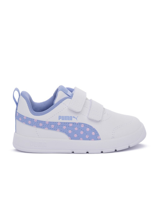 Puma Buty dziecięce COURTFLEX V3 DOTTY V INF 39875907 - Białe | Sklep Monotox