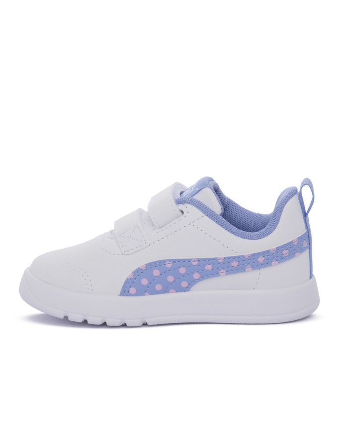 Puma Buty dziecięce COURTFLEX V3 DOTTY V INF 39875907 - Białe | Sklep Monotox