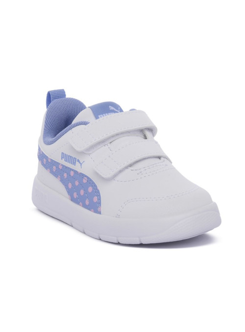 Puma Buty dziecięce COURTFLEX V3 DOTTY V INF 39875907 - Białe | Sklep Monotox