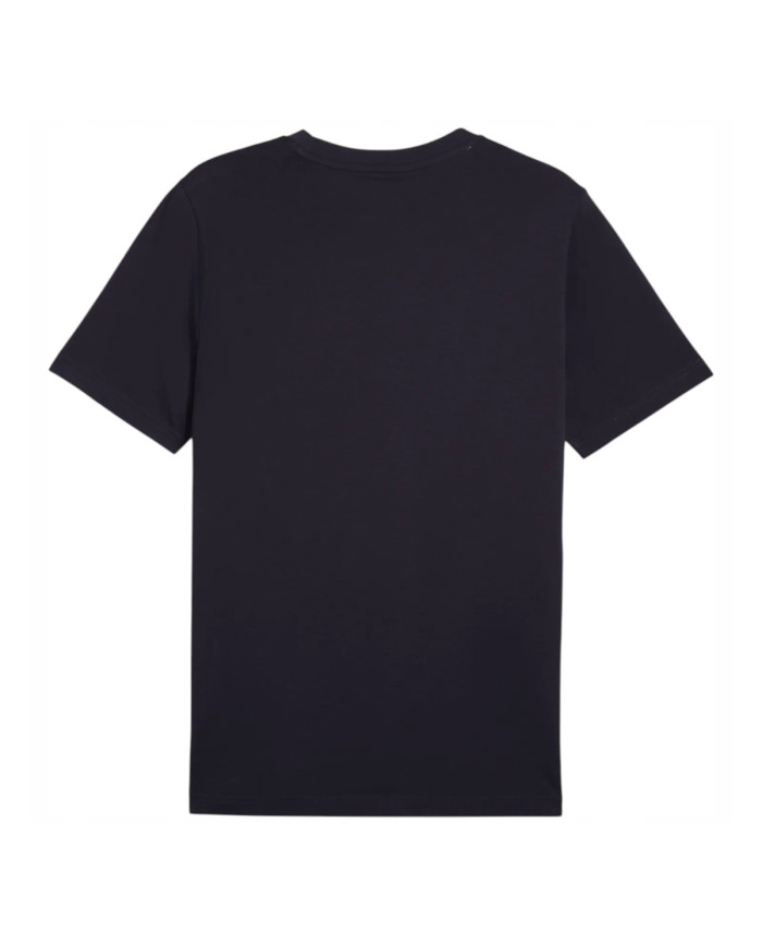 Puma Koszulka męska ESS SMALL LOGO TEE 68253816 - Granatowa | Sklep Monotox