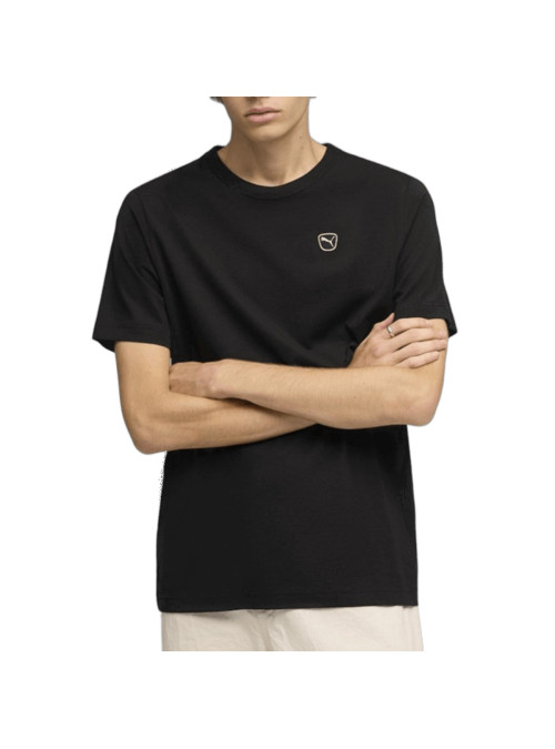 Puma Koszulka męska ESS ELEVATED TEE 69205401 - Czarna | Sklep Monotox