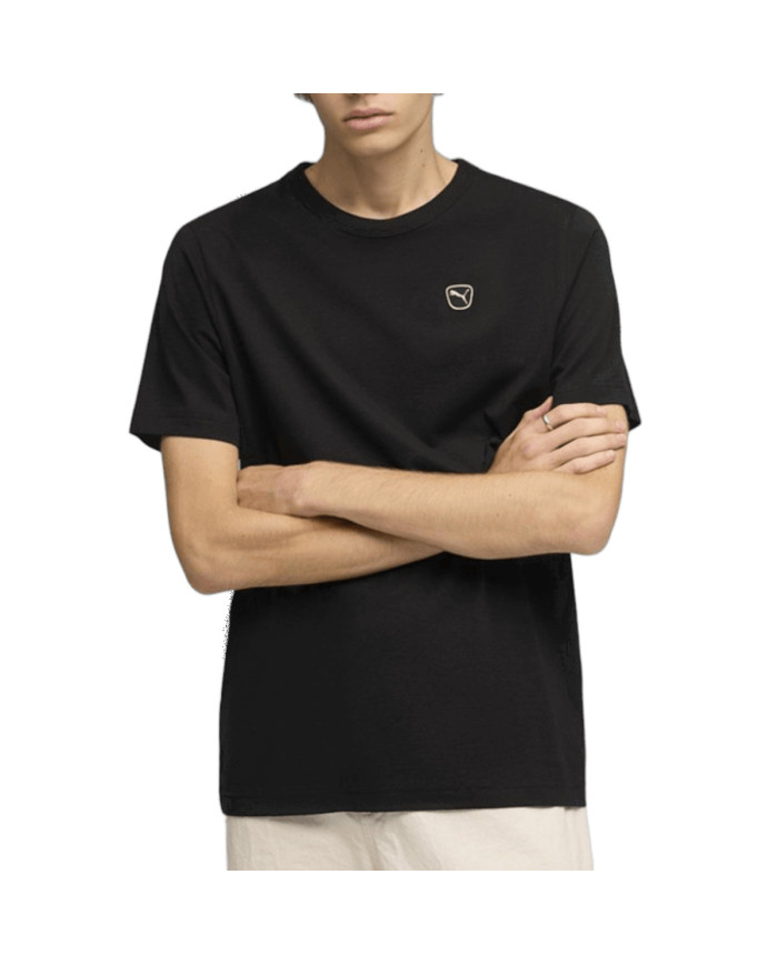 Puma Koszulka męska ESS ELEVATED TEE 69205401 - Czarna | Sklep Monotox