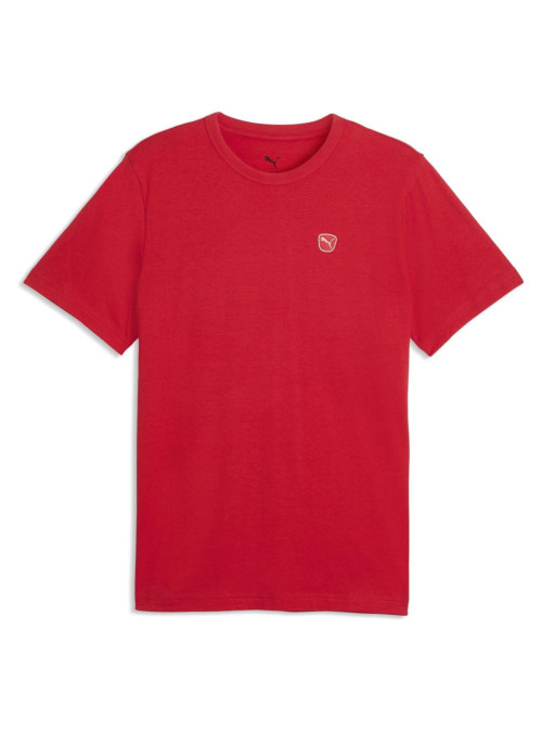 Puma Koszulka męska ESS ELEVATED TEE FOR ALL TIME 69205411 - Czerwona | Sklep Monotox