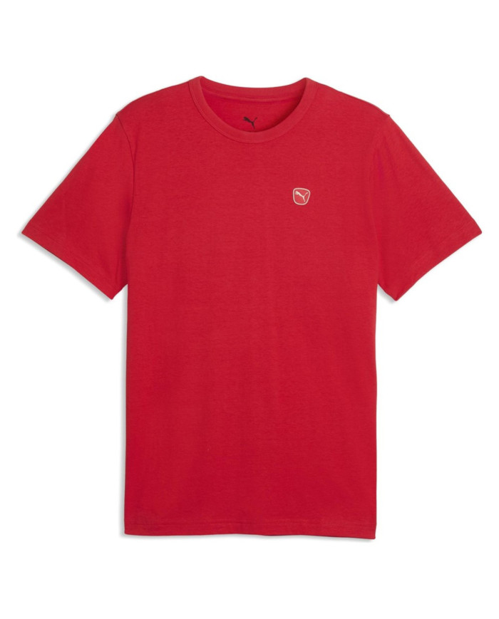 Puma Koszulka męska ESS ELEVATED TEE FOR ALL TIME 69205411 - Czerwona | Sklep Monotox