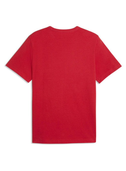 Puma Koszulka męska ESS ELEVATED TEE FOR ALL TIME 69205411 - Czerwona | Sklep Monotox