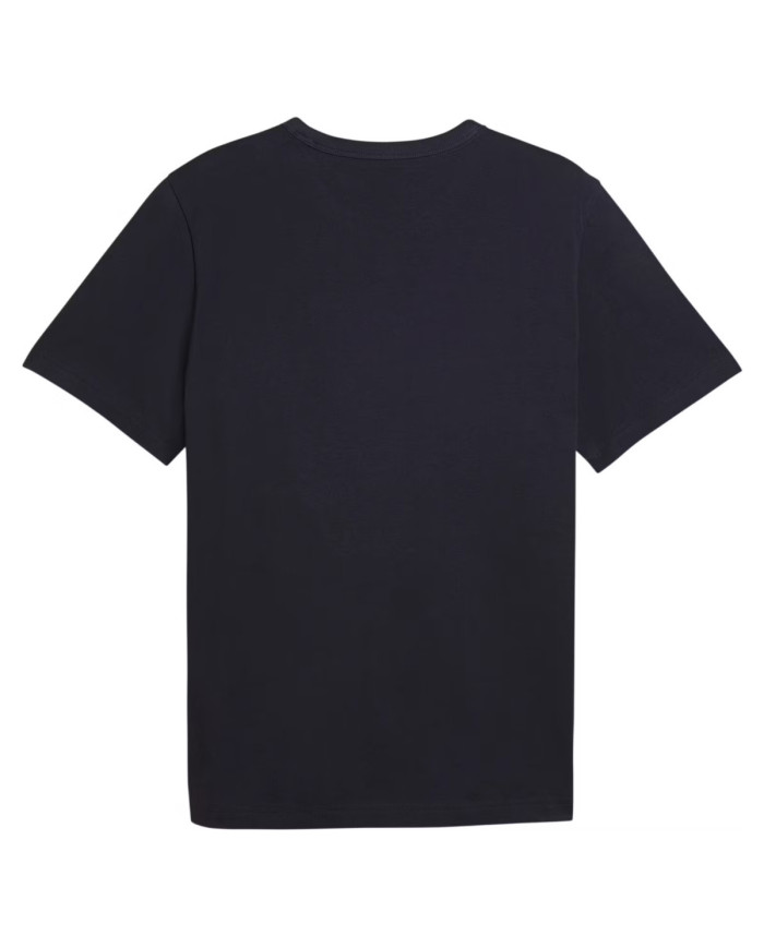 Puma Koszulka męska ESS ELEVATED TEE 69205416 - Granatowa | Sklep Monotox