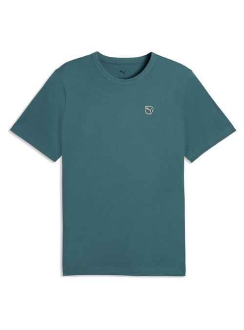 Puma Koszulka męska ESS ELEVATED TEE 69205441 - Zielona | Sklep Monotox
