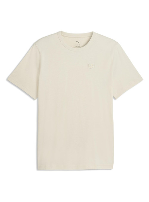 Puma Koszulka męska ESS ELEVATED TEE 69205487 - Beżowa | Sklep Monotox