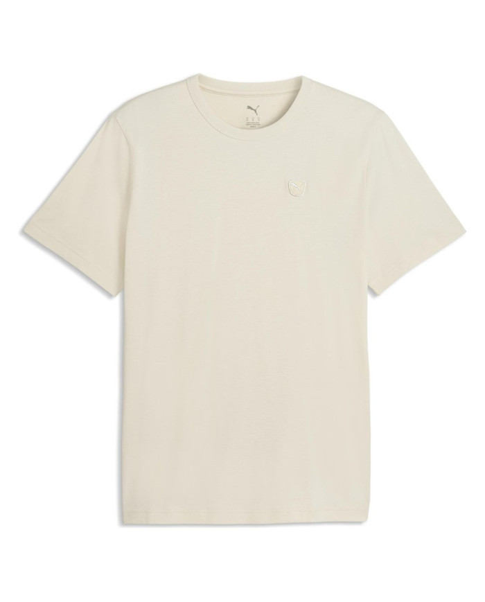 Puma Koszulka męska ESS ELEVATED TEE 69205487 - Beżowa | Sklep Monotox