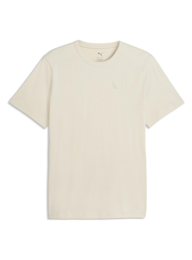Puma Koszulka męska ESS ELEVATED TEE 69205487 - Beżowa | Sklep Monotox