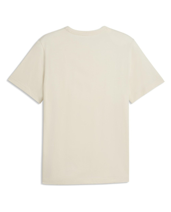 Puma Koszulka męska ESS ELEVATED TEE 69205487 - Beżowa | Sklep Monotox