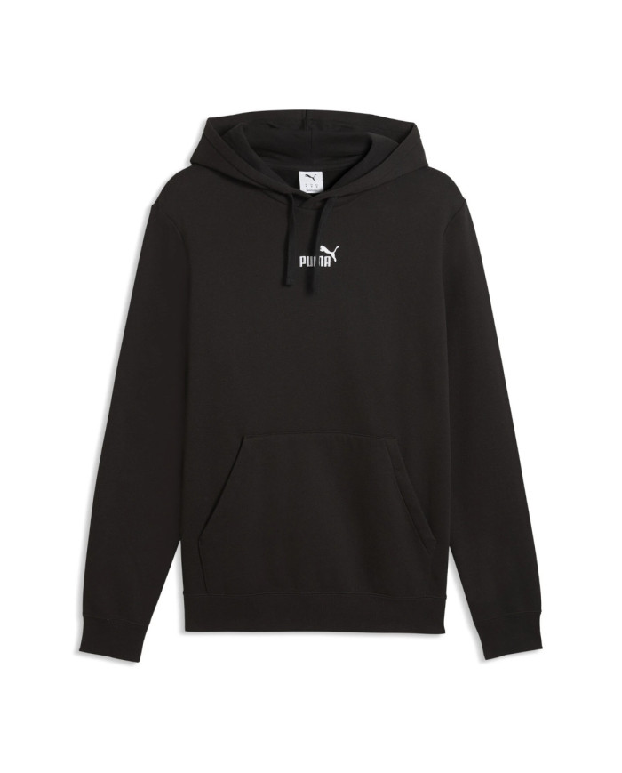 Puma Bluza męska ESS SMALL NO 1 LOGO CENTERED HOODIE FL 69291401 - Czarna | Sklep Monotox