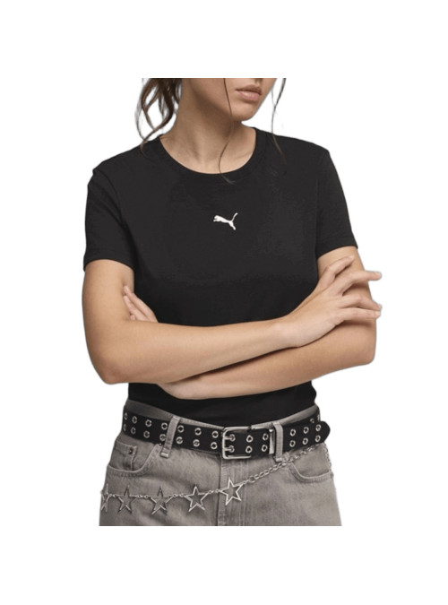 Puma Koszulka damska ESS CENTERED CAT LOGO TEE 69291601 - Czarna | Sklep Monotox