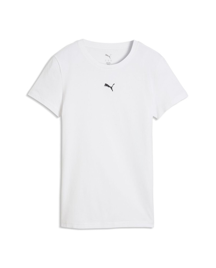 Puma Koszulka damska ESS CENTERED CAT LOGO TEE 69291602 - Biała | Sklep Monotox