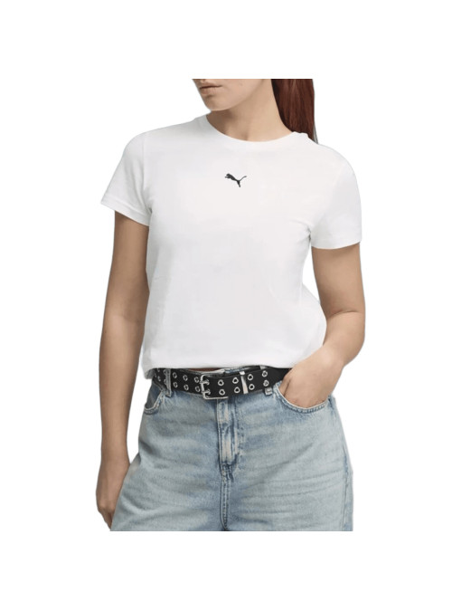 Puma Koszulka damska ESS CENTERED CAT LOGO TEE 69291602 - Biała | Sklep Monotox