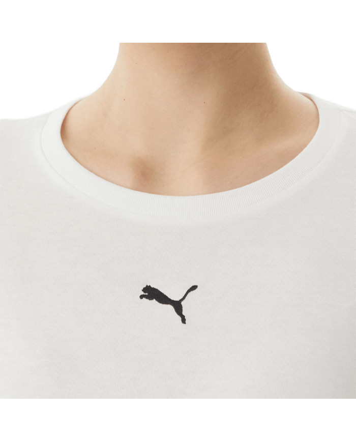 Puma Koszulka damska ESS CENTERED CAT LOGO TEE 69291682 - Biała | Sklep Monotox