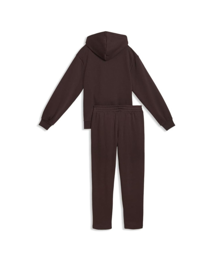 Puma Dres damski METALLIC HOODED STANDARD SWEATSUIT 69399633 - Brązowy | Sklep Monotox