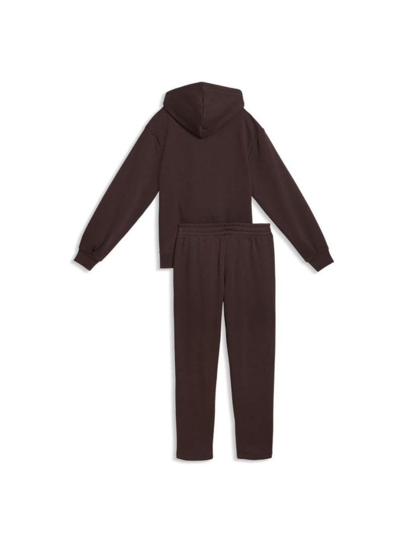 Puma Dres damski METALLIC HOODED STANDARD SWEATSUIT 69399633 - Brązowy | Sklep Monotox