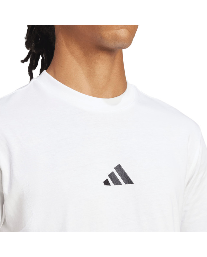 Adidas Koszulka męska adidas Performance M SL SJ TEE JF1092 - Biała | Sklep Monotox