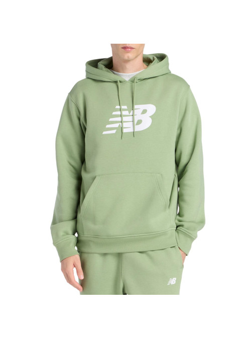 New Balance Bluza męska SPORT CORE BRUSHED HOODIE MT43904AAR - Zielona | Sklep Monotox