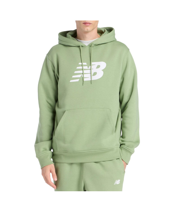 New Balance Bluza męska SPORT CORE BRUSHED HOODIE MT43904AAR - Zielona | Sklep Monotox