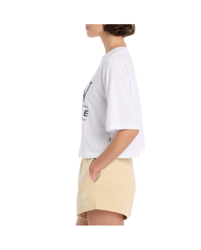 New Balance Koszulka damska REIMAGINED RELAXED T-SHIRT WT61V5OPWT - Biała | Sklep Monotox