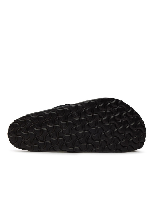 Birkenstock Klapki męskie BOSTON LEATHER UNISEX REGULAR 0060191 - Czarne | Sklep Monotox