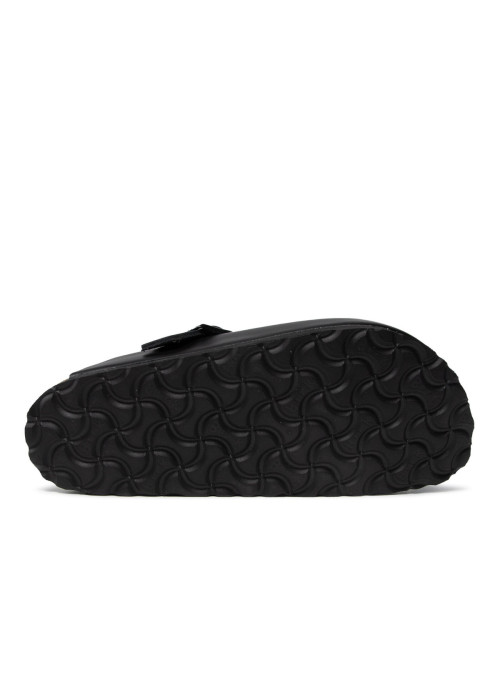 Birkenstock Klapki damskie BOSTON LEATHER UNISEX NARROW 0060193 - Czarne | Sklep Monotox