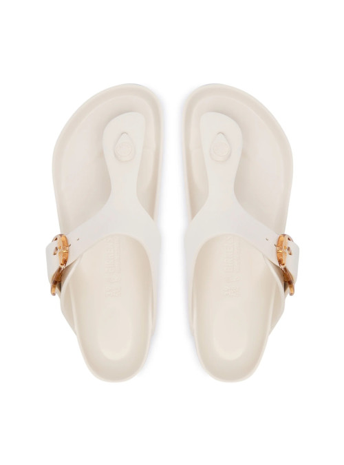 Birkenstock Klapki damskie GIZEH BIG BUCKLE EVA UNISEX REGULAR 1031366 - Białe | Sklep Monotox