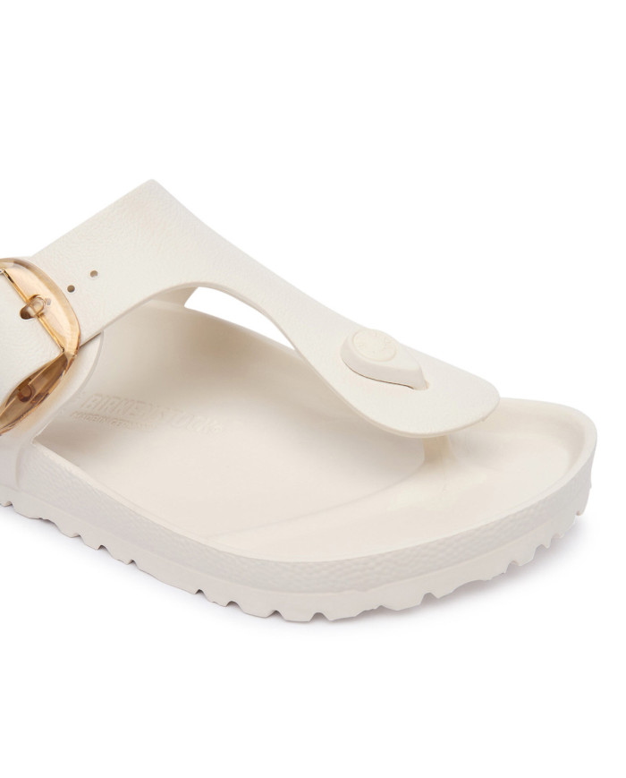 Birkenstock Klapki damskie GIZEH BIG BUCKLE EVA UNISEX REGULAR 1031366 - Białe | Sklep Monotox