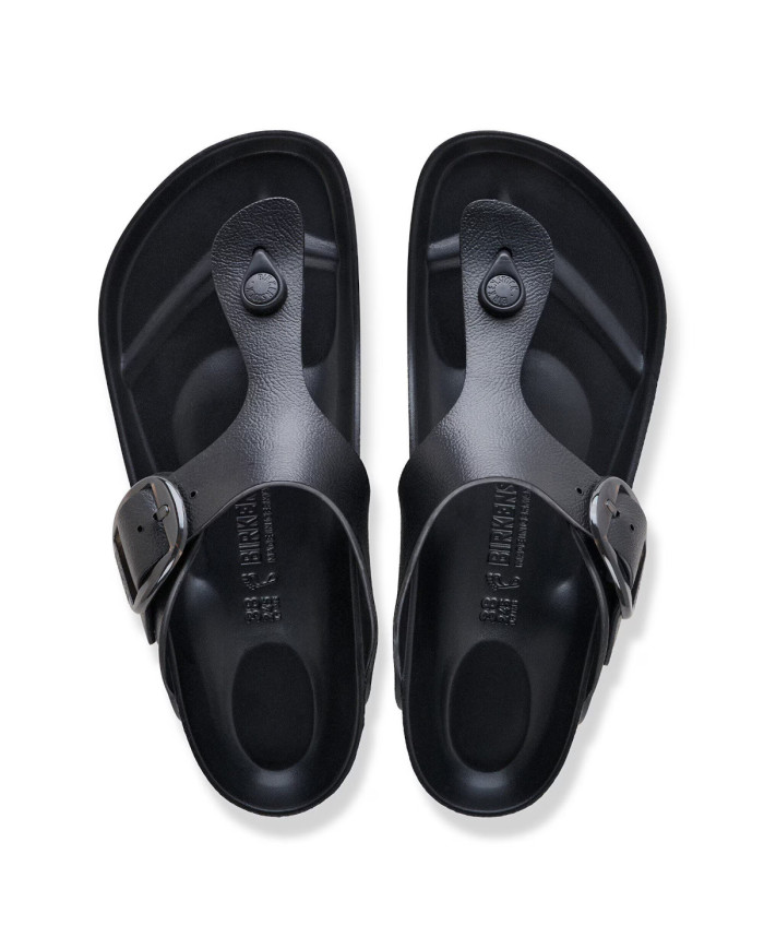 Birkenstock Klapki damskie GIZEH BIG BUCKLE EVA UNISEX REGULAR 1031370 - Czarne | Sklep Monotox