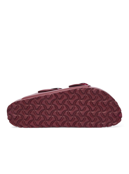 Birkenstock Klapki damskie ARIZONA BIG BUCKLE EVA UNISEX NARROW 1033115 - Czerwone | Sklep Monotox