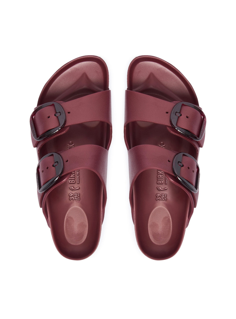 Birkenstock Klapki damskie ARIZONA BIG BUCKLE EVA UNISEX NARROW 1033115 - Czerwone | Sklep Monotox