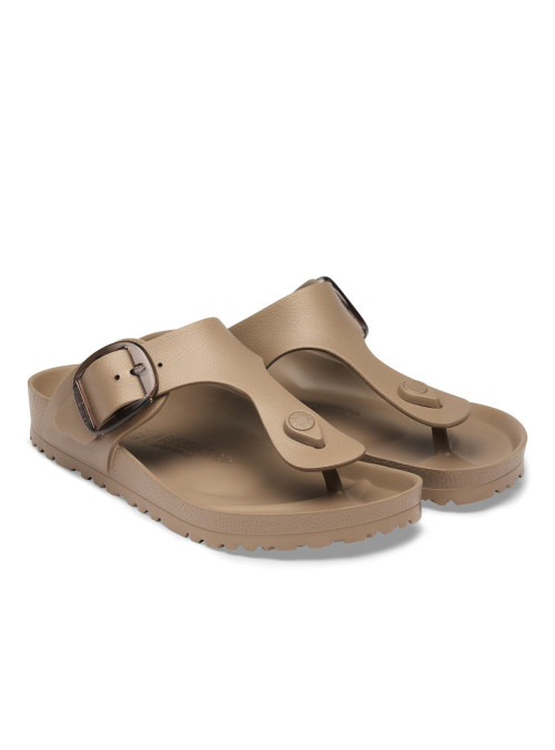 Birkenstock Klapki damskie GIZEH BIG BUCKLE EVA UNISEX REGULAR 1033167 - Szare | Sklep Monotox