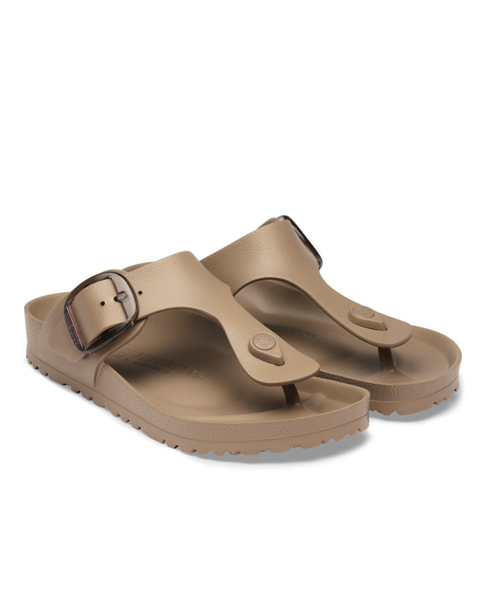 Birkenstock Klapki damskie GIZEH BIG BUCKLE EVA UNISEX REGULAR 1033167 - Szare | Sklep Monotox