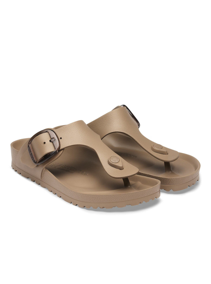 Birkenstock Klapki damskie GIZEH BIG BUCKLE EVA UNISEX REGULAR 1033167 - Szare | Sklep Monotox