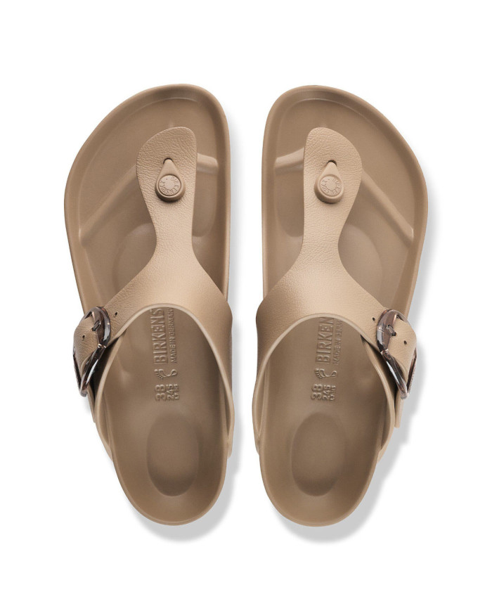 Birkenstock Klapki damskie GIZEH BIG BUCKLE EVA UNISEX REGULAR 1033167 - Szare | Sklep Monotox