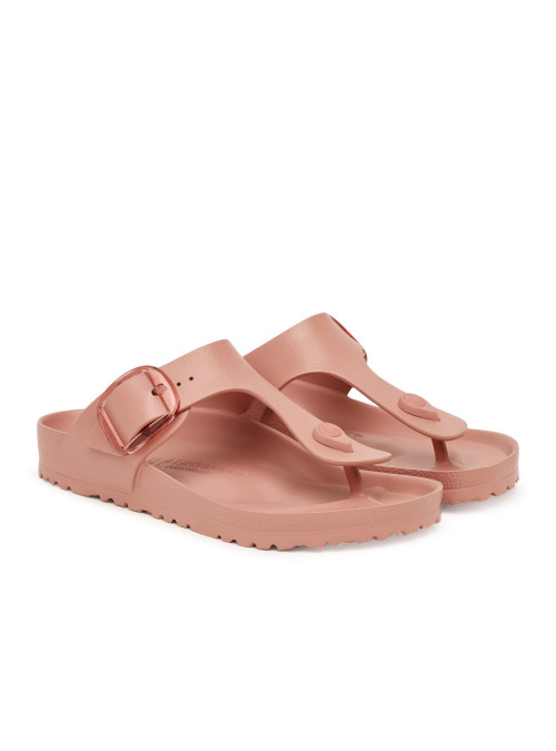 Birkenstock Klapki damskie GIZEH BIG BUCKLE EVA UNISEX REGULAR 1033168 - Różowe | Sklep Monotox
