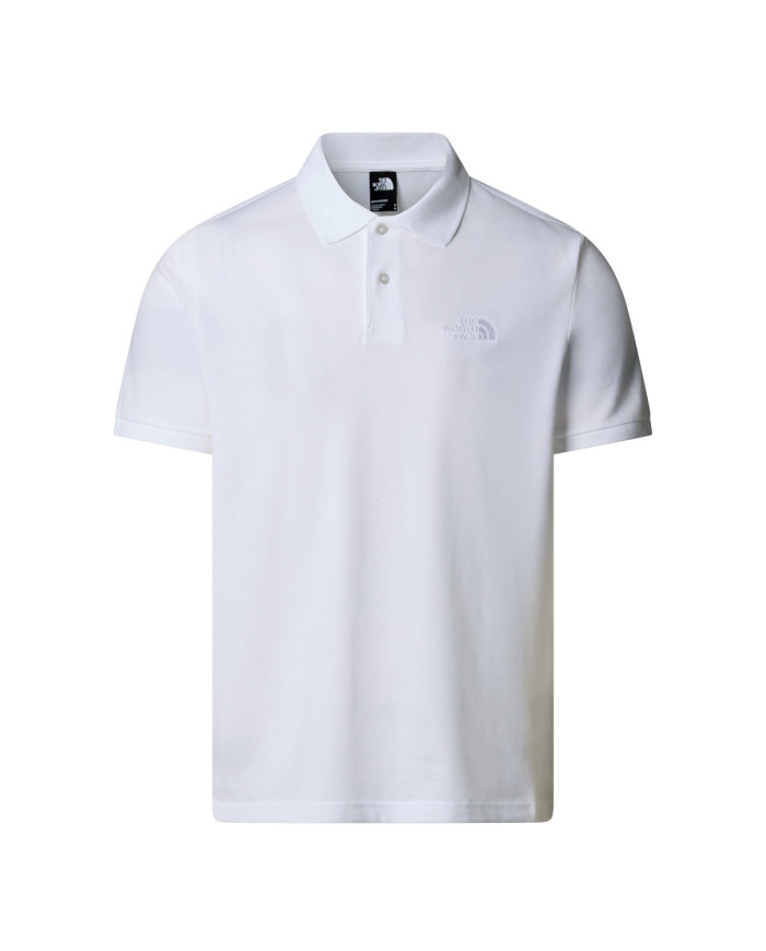 The North Face Koszulka męska M ESS RG POLO TEE NF0A8C1PFN4 - Biała | Sklep Monotox