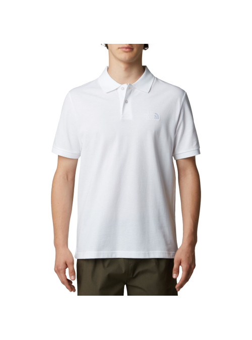 The North Face Koszulka męska M ESS RG POLO TEE NF0A8C1PFN4 - Biała | Sklep Monotox